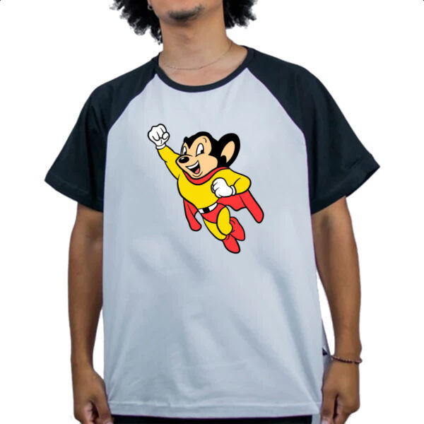 Camiseta Raglan Nostalgia Super Mouse - Imagem 4