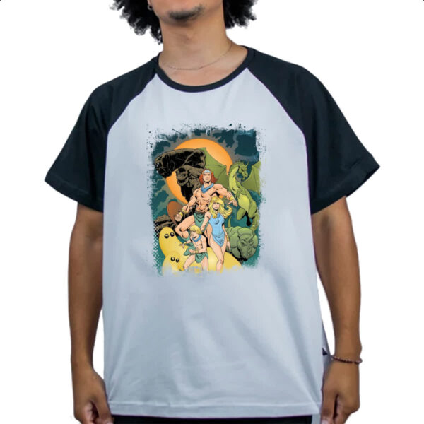 Camiseta Raglan Nostalgia Herculoids 02 - Imagem 4