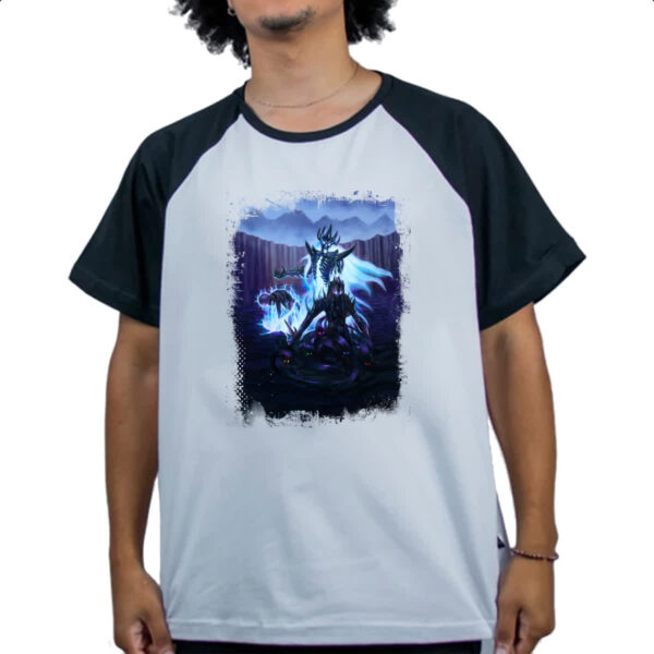 Camiseta Raglan Necro Lich - Imagem 4
