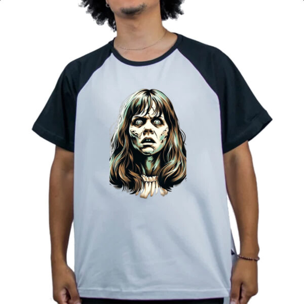 Camiseta Raglan O exorcista Regan - Imagem 4