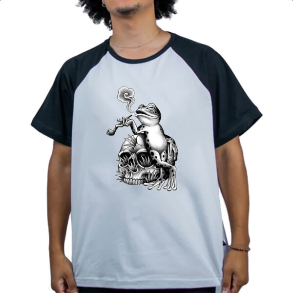 Camiseta Raglan O sapo e o cachimbo - Imagem 4