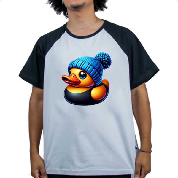 Camiseta Raglan Patinho de borracha Lutador - Imagem 4