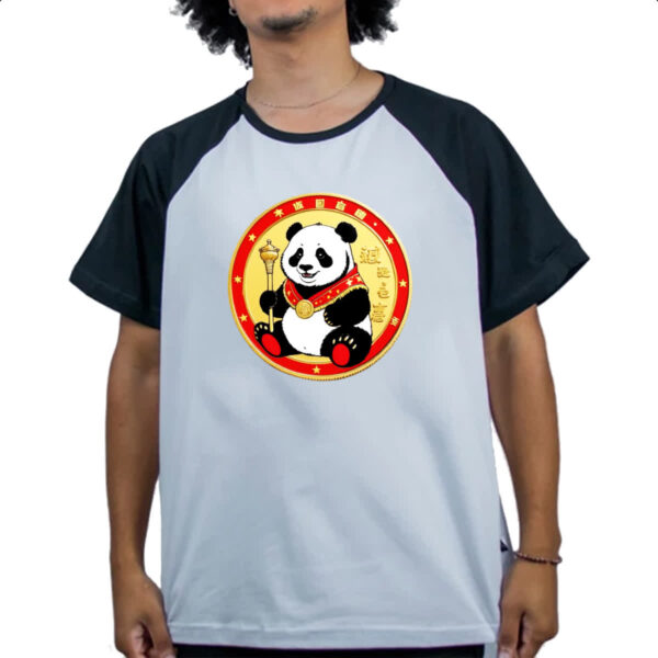 Camiseta Raglan Panda coin - Imagem 4