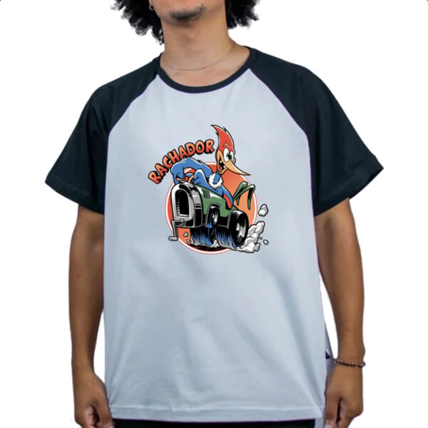 Camiseta Raglan Pica Pau Rachador - Imagem 4