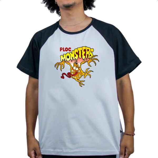 Camiseta Raglan Ploc Monsters Nostalgia 2 - Imagem 4
