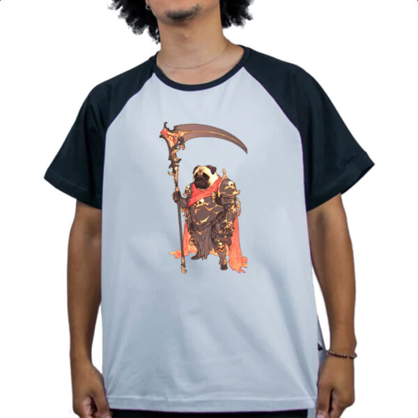 Camiseta Raglan Pug Guerreiro - Imagem 4