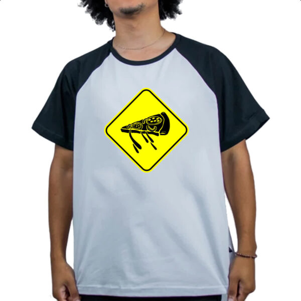 Camiseta Raglan Placa pizza - Imagem 4
