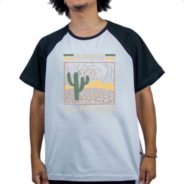 Camiseta Raglan Armaria sertao massa - Imagem 4