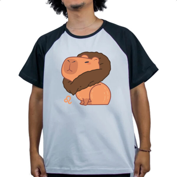 Camiseta Raglan Signo Capivara Leao - Imagem 4