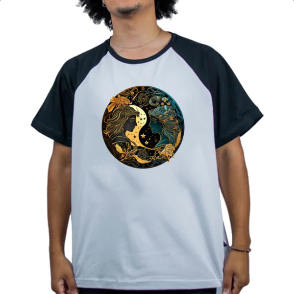 Camiseta Raglan Signo de Gemeos placa de luxo - Imagem 4