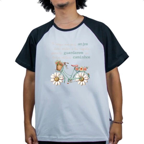 Camiseta Raglan Salmos anjos - Imagem 4
