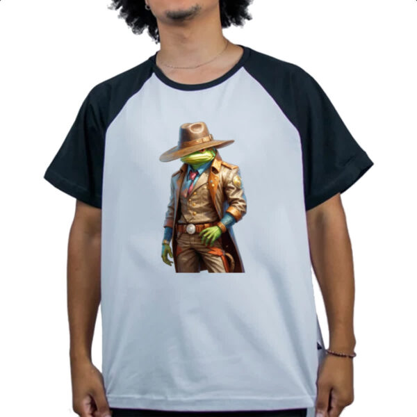 Camiseta Raglan Sapo Cowboy - Imagem 4