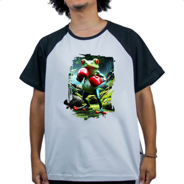 Camiseta Raglan Sapo Pugilista - Imagem 4