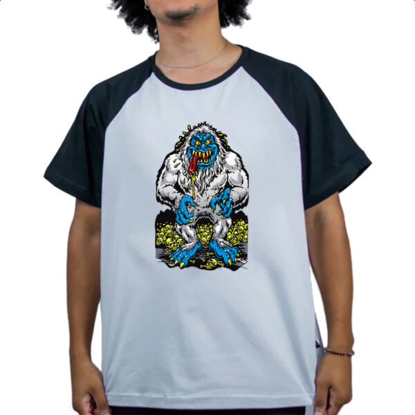 Camiseta Raglan Snow Yeti - Imagem 4