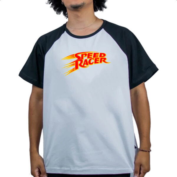 Camiseta Raglan Speed Racer logo - Imagem 4