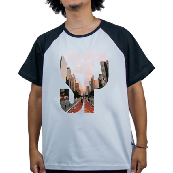 Camiseta Raglan Avenida Paulista SP - Imagem 4
