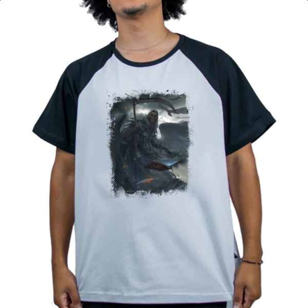 Camiseta Raglan A morte e seu diario - Imagem 4