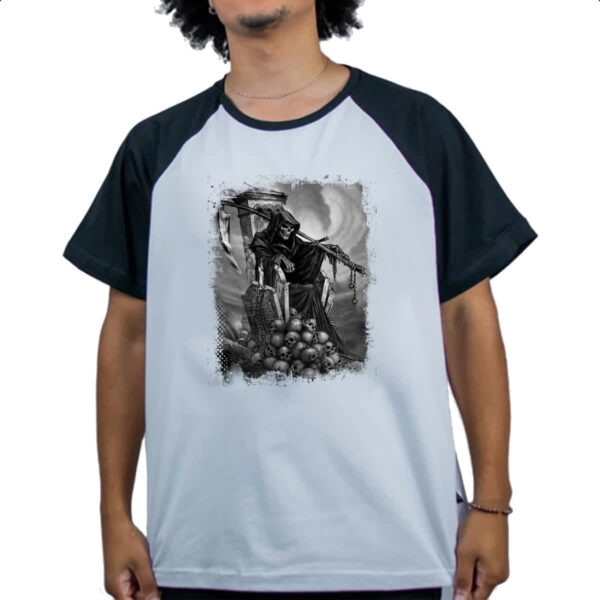 Camiseta Raglan A morte em seu trono - Imagem 4