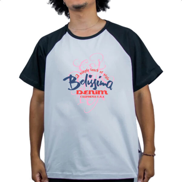 Camiseta Raglan A simple touch of style Belissima - Imagem 4