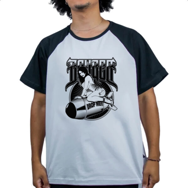 Camiseta Raglan Bomber drop me - Imagem 4