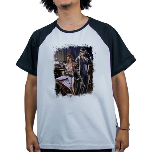 Camiseta Raglan Bonnie e Clyde - Imagem 4
