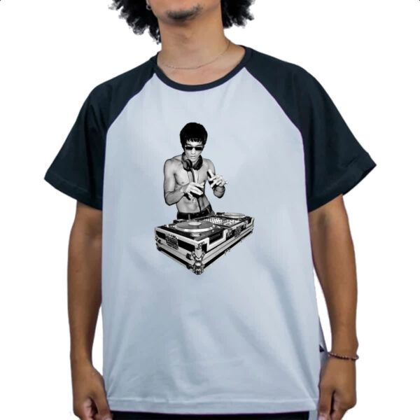 Camiseta Raglan Bruce Lee DJ - Imagem 4