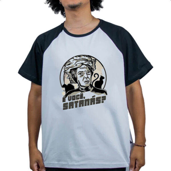 Camiseta Raglan Bruxa do 71 e voce satanas - Imagem 4