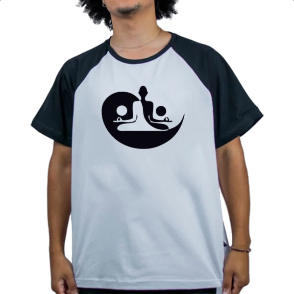 Camiseta Raglan Yin e Yang Adamaste - Imagem 4