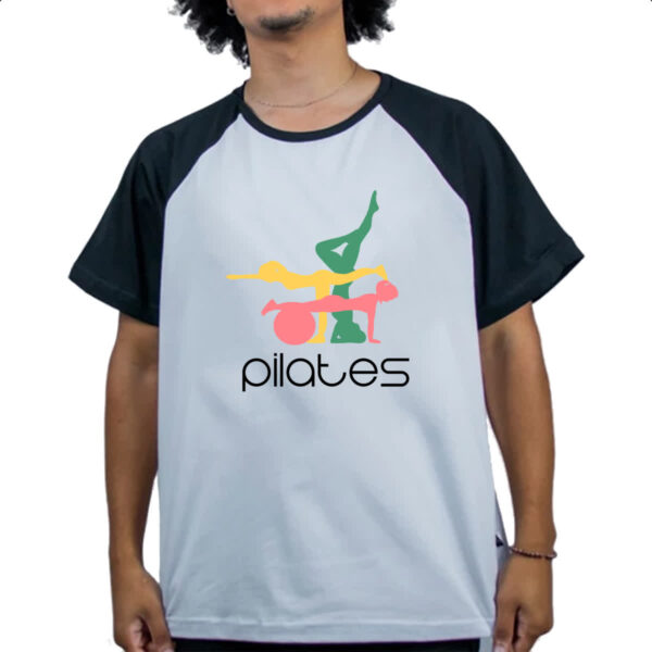 Camiseta Raglan Academia fitnes pilates - Imagem 4