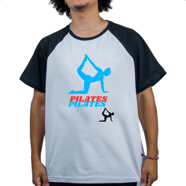 Camiseta Raglan Academia saude ppilates - Imagem 4