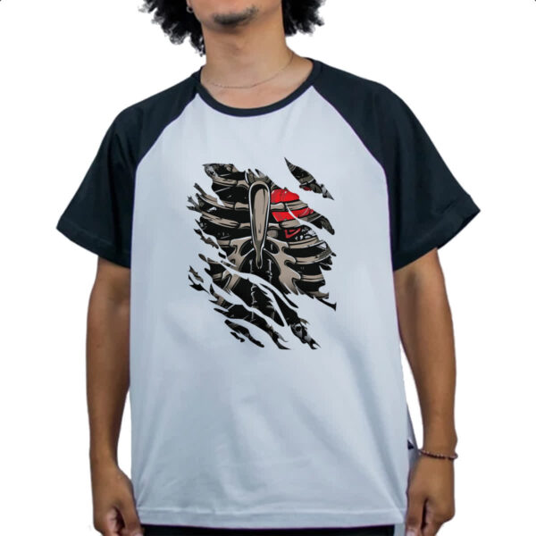 Camiseta Raglan Caixa Toracica - Imagem 4