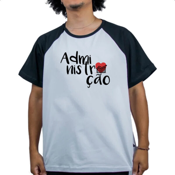 Camiseta Raglan Administracao - 1 - Imagem 4