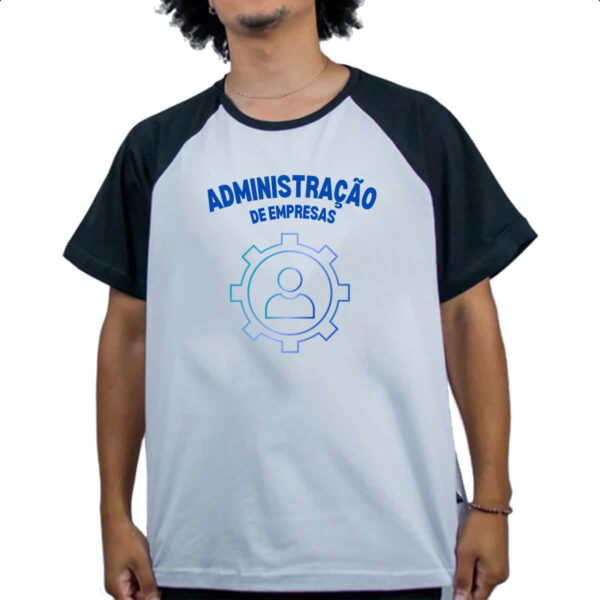 Camiseta Raglan Administracao Empresas - Imagem 4