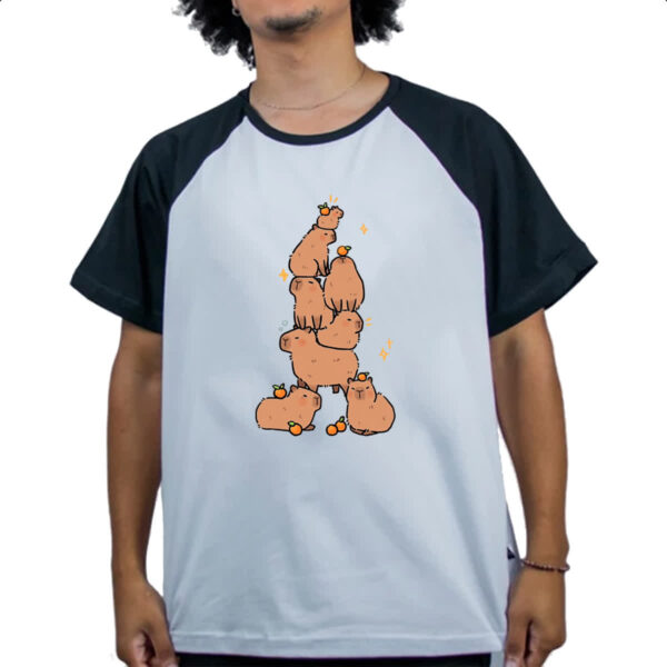 Camiseta Raglan Capivarias - Imagem 4
