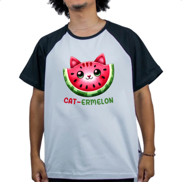 Camiseta Raglan Cat-Ermelon - Imagem 4