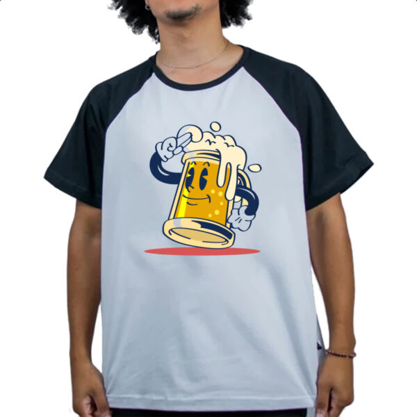 Camiseta Raglan Chopp em continencia - Imagem 4