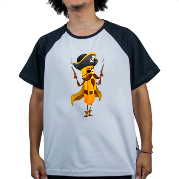 Camiseta Raglan Churros Pirata - Imagem 4