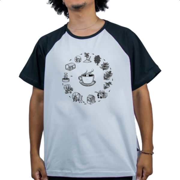 Camiseta Raglan Ciclo do Cafe - Imagem 4