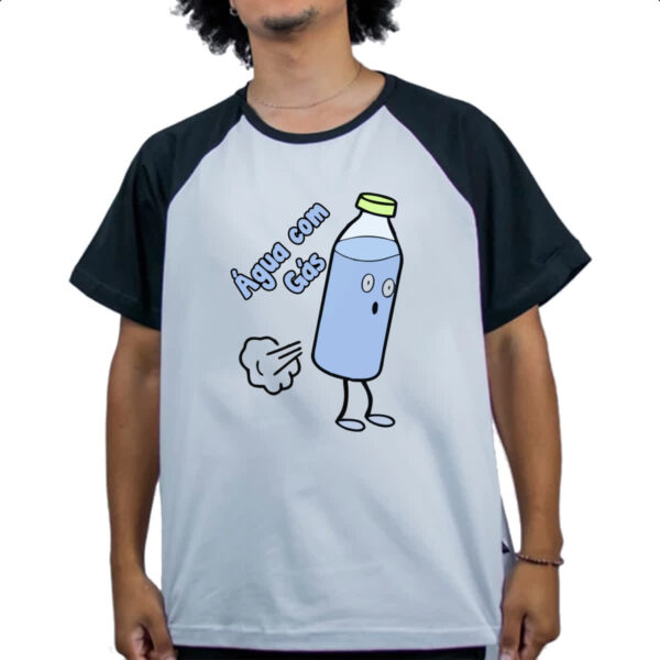 Camiseta Raglan Agua com gas - Imagem 4