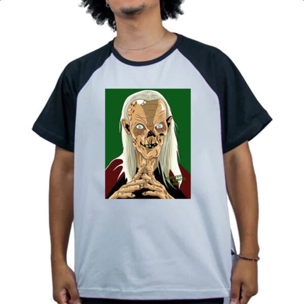 Camiseta Raglan Crypt Keeper - Contos da Cripta - Imagem 4