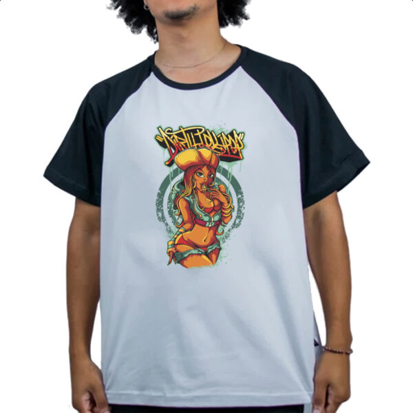 Camiseta Raglan Dirt 4 lolli pop - Imagem 4