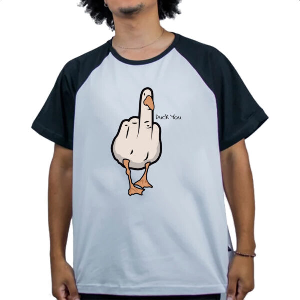 Camiseta Raglan Duck You - Imagem 4