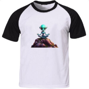 Camiseta Raglan Alien adamaste