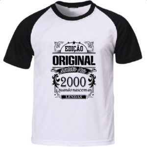 Camiseta Raglan Edicao Original 2000
