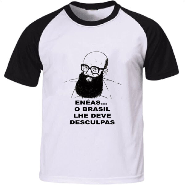 Camiseta Raglan Eneas o Brasil lhe deve desculpas