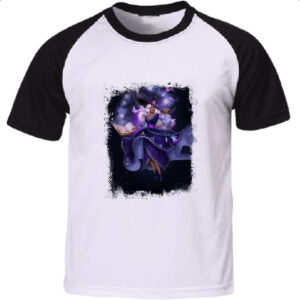 Camiseta Raglan Empires and Puzzles Heroi Agrafena