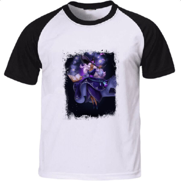 Camiseta Raglan Empires and Puzzles Heroi Agrafena