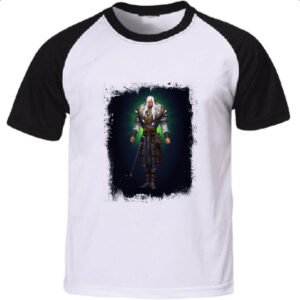 Camiseta Raglan Empires and Puzzles Heroi Almur