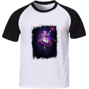Camiseta Raglan Empires and Puzzles Heroi Ana-Belle