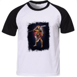 Camiseta Raglan Empires and Puzzles Heroi Aruna